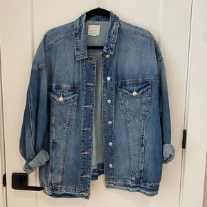 American Eagle Oversized Jean Jacket